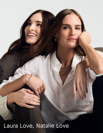 Two women, identified as Laura Love and Natalie Love.
