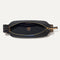 The Casual Crossbody in Night Song, shown from above, with the interior exposed. 