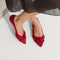 hover | Model wearing The Knot Point II in Candied Berry.