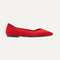 side | The Point II in Lollipop Red shown from the side.