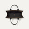 The Classic Tote in Toasty Cat, shown from above, with the interior exposed.