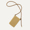 The Phone Crossbody in Brown Butter Crochet back  shown from above.