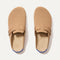 The Men's Clog in Butternut shown from the top. 