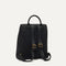 The Cinch Back Pack in Black shown from the back.