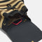 A close up of the interior pocket on The Cinch Backpack in Mocha Stripe Crochet