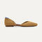 side | The D'Orsay Point in Camel Crochet shown from the side.