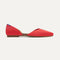 side | The D'Orsay Point in Red Hot shown from the side.