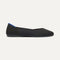 side | The Daily Flat in Black shown from the side. 
