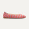 side | The Daily Flat in Sunkiss Stripe shown from the side. 