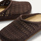 The toe and vamp of The Casual Clog, in diagonal view.