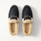 PDP | The Après Loafer Mule in ReVelvet Black shown from the top.