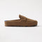 side | The Penny Clog in ReVelvet™ Portobello shown from the side.