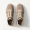 The Men's Court Sneaker in ReVelvet™ Sparrow shown from the top.