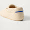 Close up of the heel of The Baby Moc in Frosted Teddy.