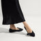 hover | Model wearing The Bow Point II in Siren. 